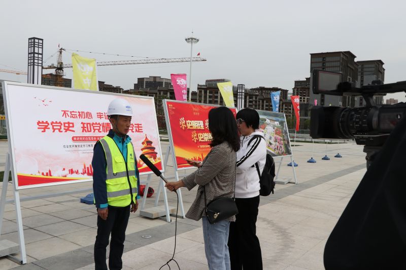 6.媒體記者采訪項目總工程師陳祝廷